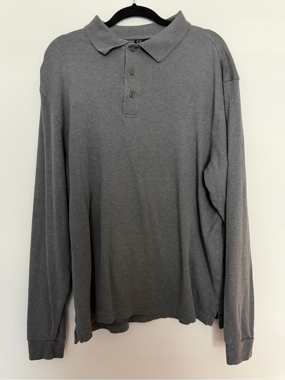Jos. A. Bank Men's Long-Sleeve Polo - Gray
